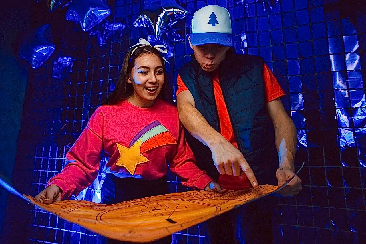 Гравити Фолз в лазертаге